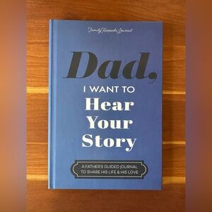 Blue 'Dad, I Want to Hear Your Story' Journal